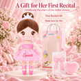 Bild in Galerie-Betrachter laden, Gloveleya Personalized Ballerina Doll – 13-Inch Pink Ballet Dream - Gloveleya Official
