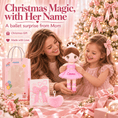 Cargar la imagen en la vista de la galería, Gloveleya Personalized Ballerina Doll – 13-Inch Pink Ballet Dream - Gloveleya Official
