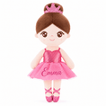 Cargar la imagen en la vista de la galería, Gloveleya Personalized Ballerina Doll – 13-Inch Pink Glass Ballet - Gloveleya Official
