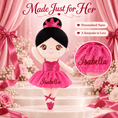 Load image into Gallery viewer, Gloveleya Personalized Ballerina Doll – 13-Inch Rose Glass Ballet - Gloveleya Official
