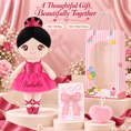 Load image into Gallery viewer, Gloveleya Personalized Ballerina Doll – 13-Inch Rose Glass Ballet - Gloveleya Official
