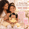 Load image into Gallery viewer, Gloveleya Personalized Ballerina Doll – 14-Inch Brown Skin Gold - Gloveleya Official
