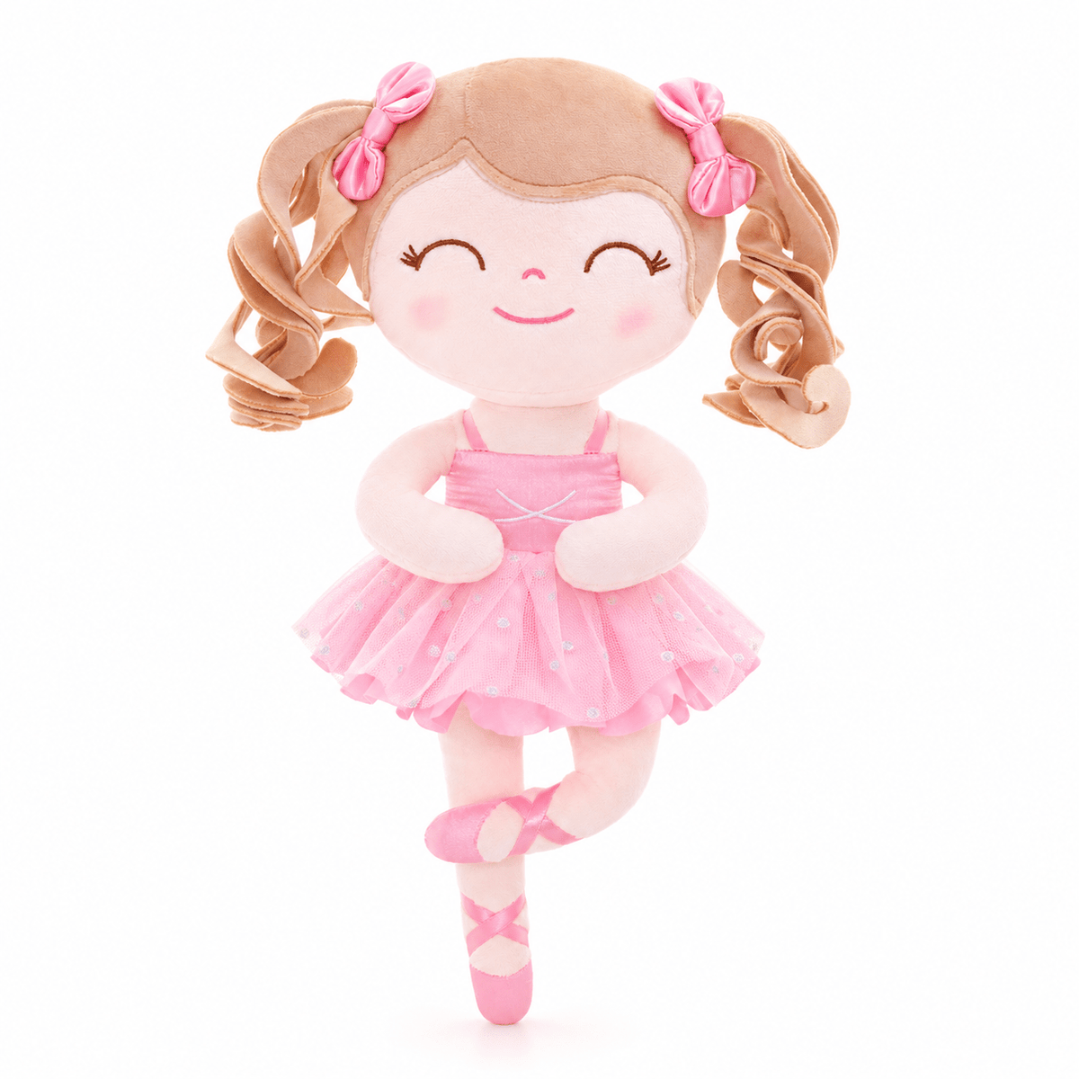 Gloveleya Personalized Ballerina Doll – 14-Inch Peach - Gloveleya Official