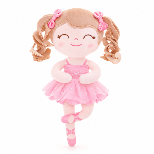 Gloveleya Personalized Ballerina Doll – 14-Inch Peach - Gloveleya Official