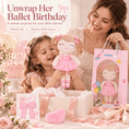 Load image into Gallery viewer, Gloveleya Personalized Ballerina Doll – 14-Inch Peach - Gloveleya Official
