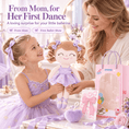 Load image into Gallery viewer, Gloveleya Personalized Ballerina Doll – 14-Inch Purple - Gloveleya Official
