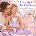 Load image into Gallery viewer, Gloveleya Personalized Ballerina Doll – 14-Inch Purple - Gloveleya Official
