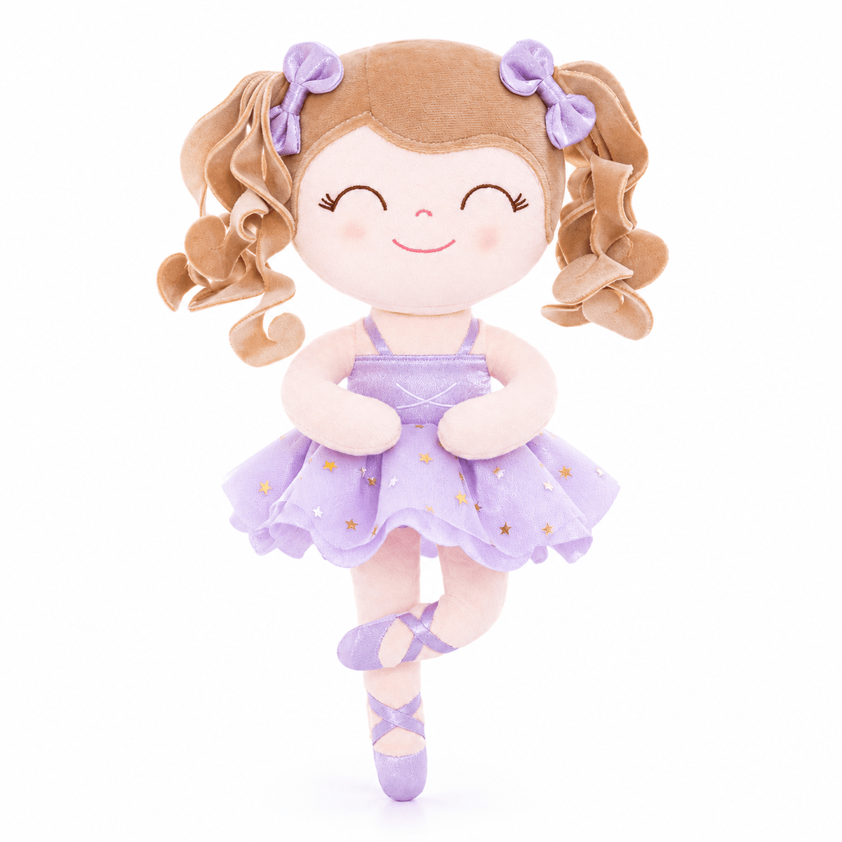 Gloveleya Personalized Ballerina Doll – 14-Inch Purple - Gloveleya Official