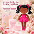 Load image into Gallery viewer, Gloveleya Personalized Ballerina Doll – 14-Inch Rose - Gloveleya Official
