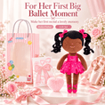 Load image into Gallery viewer, Gloveleya Personalized Ballerina Doll – 14-Inch Rose - Gloveleya Official
