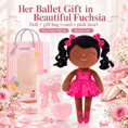 Load image into Gallery viewer, Gloveleya Personalized Ballerina Doll – 14-Inch Rose - Gloveleya Official
