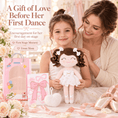 Load image into Gallery viewer, Gloveleya Personalized Ballerina Doll – 14-Inch White - Gloveleya Official

