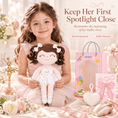 Load image into Gallery viewer, Gloveleya Personalized Ballerina Doll – 14-Inch White - Gloveleya Official

