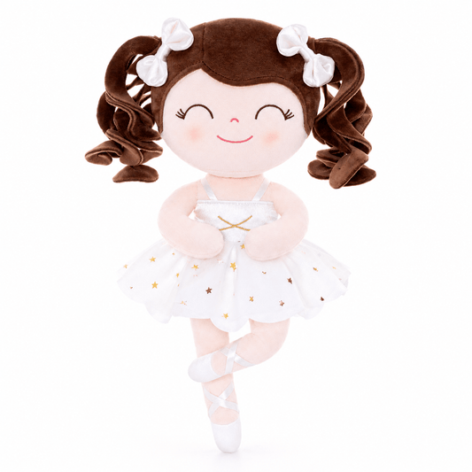 Gloveleya Personalized Ballerina Doll – 14-Inch White - Gloveleya Official
