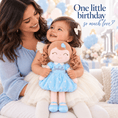Charger l'image dans la visionneuse de la galerie, Gloveleya Personalized Curly Hair Princess Doll – 16-Inch Blue - Gloveleya Official
