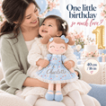 Load image into Gallery viewer, Gloveleya Personalized Flower Fairy Doll – 16-Inch Blue - Gloveleya Official
