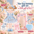 Load image into Gallery viewer, Gloveleya Personalized Flower Fairy Doll – 16-Inch Blue - Gloveleya Official
