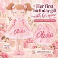 Bild in Galerie-Betrachter laden, Gloveleya Personalized Flower Fairy Doll – 16-Inch Garden Pink - Gloveleya Official
