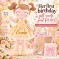 Load image into Gallery viewer, Gloveleya Personalized Flower Fairy Doll – 16-Inch Yellow - Gloveleya Official
