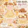 Load image into Gallery viewer, Gloveleya Personalized Flower Fairy Doll – 16-Inch Yellow - Gloveleya Official
