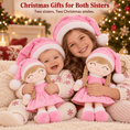 Load image into Gallery viewer, Gloveleya Pink Christmas Doll Gift Set – Light Skin – 5 Pieces - Gloveleya Official
