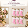 Load image into Gallery viewer, Gloveleya Pink Christmas Stockings – Set of 6 - Gloveleya Official
