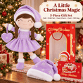 Load image into Gallery viewer, Gloveleya Purple Christmas Doll Gift Set – 5 Pieces - Gloveleya Official
