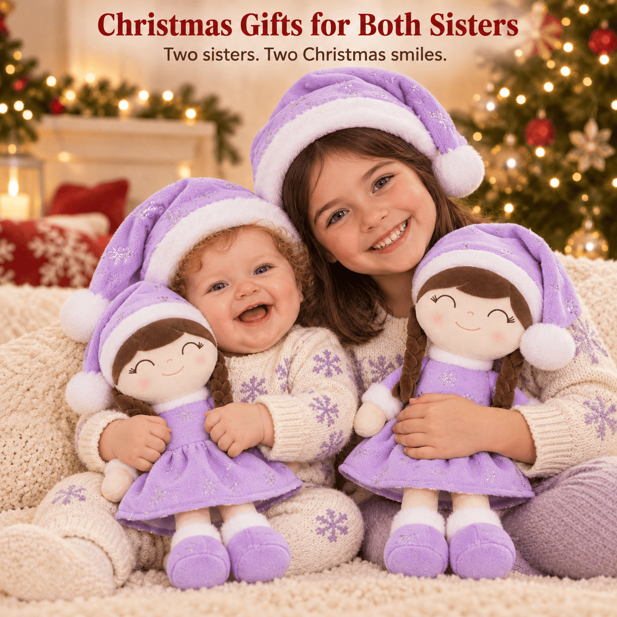 Gloveleya Purple Christmas Doll Gift Set – 5 Pieces - Gloveleya Official