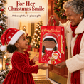 Load image into Gallery viewer, Gloveleya Red Christmas Doll Gift Set – Brown Skin – 5 Pieces - Gloveleya Official
