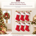 Load image into Gallery viewer, Gloveleya Red Christmas Stockings – Set of 6 - Gloveleya Official
