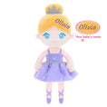 Carica l'immagine nel visualizzatore della galleria, Gloveleya 13-inch Personalized Plush Dolls Ballerina Series Purple Ballet Dream
