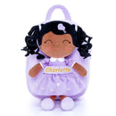 Gloveleya 9-inch Personalized Love Heart Girls Dolls Backpacks Series