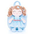 Charger l'image dans la visionneuse de la galerie, Gloveleya 9-inch Personalized Love Heart Girls Dolls Backpacks Series
