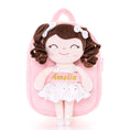 Charger l'image dans la visionneuse de la galerie, Gloveleya 9-inch Personalized Plush Curly Ballet Girl Dolls Backpack Gifts Ballet Dream
