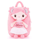 Gloveleya 9-inch Personalized Curl Candy Girls Doll Backpack Gifts