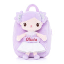 Gloveleya 9-inch Personalized Curl Candy Girls Doll Backpack Gifts