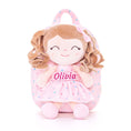 Load image into Gallery viewer, Gloveleya 9-inch Personalized Spring Girl Love Heart Dolls Backpacks Pink
