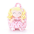 Gloveleya 9-inch Personalized Plush Curly Fruit Dolls Backpack Series