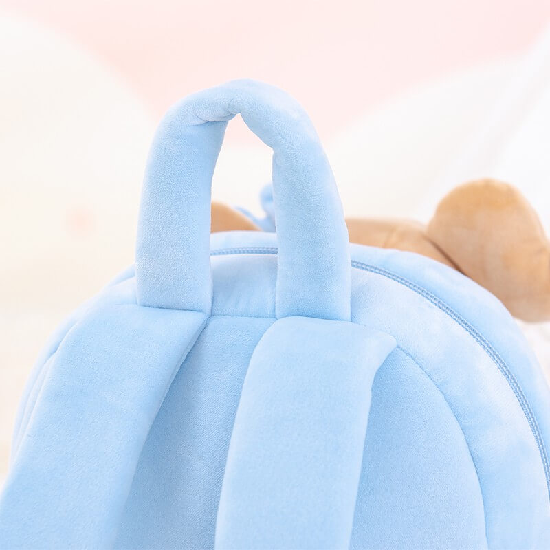 Gloveleya 9-inch Personalized Spring Girl Backpacks Blue