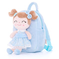 Bild in Galerie-Betrachter laden, Gloveleya 9-inch Personalized Spring Girl Backpacks Blue
