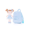 Carica l'immagine nel visualizzatore della galleria, Gloveleya 9-inch Personalized Spring Girl Backpacks Blue
