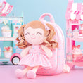 Bild in Galerie-Betrachter laden, Gloveleya 9-inch Personalized Spring Girl Love Heart Dolls Backpacks Pink - Gloveleya Offical
