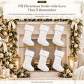 Load image into Gallery viewer, Gloveleya White Christmas Stockings – Set of 6 - Gloveleya Official
