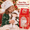 Load image into Gallery viewer, Gloveleya White & Gold Christmas Doll Gift Set – 5 Pieces - Gloveleya Official
