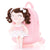 Personalized Gloveleya Curly Ballet Girl Dolls Backpack White 9inches - Gloveleya Offical