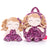 Personalized Gloveleya Curly Doll Backpack with Rose Leopard Costume Doll 9 inches - Gloveleya Offical