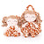 Personalized Gloveleya Curly Doll Backpack with Giraffe Costume Doll 9 inches - Gloveleya Offical