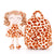 Personalized Gloveleya Curly Doll Backpack with Giraffe Costume Doll 9 inches - Gloveleya Offical