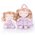Personalized Curly Girl Doll Star Series Backpack 9inches