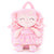 Personalized Goveleya Curly Girl Dolls Pink Star Doll Backpack 9inches
